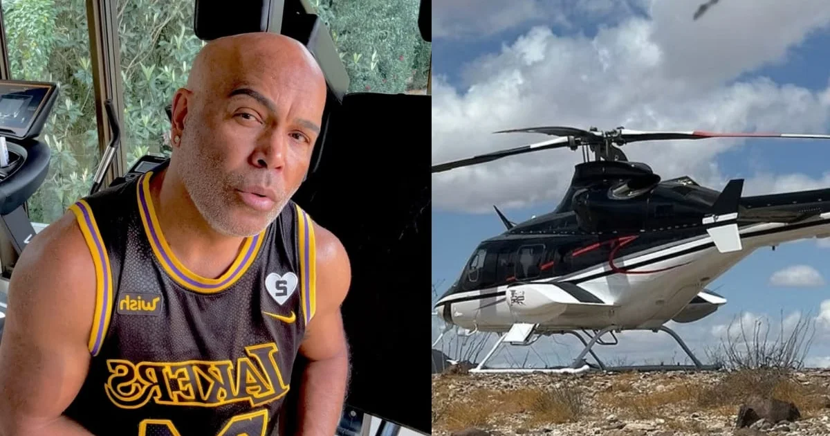 Piloto de Rick mandou mensagem secreta que revelou local da queda do helicóptero