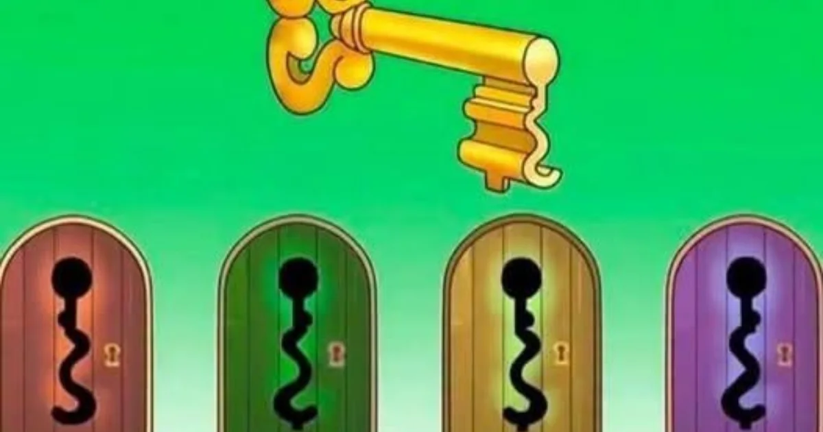 Qual é a porta certa? Poucos conseguem encontrar a resposta deste desafio visual