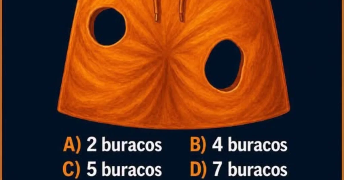 Quantos buracos você consegue encontrar na saia? O resultado pode revelar muito sobre sua personalidade
