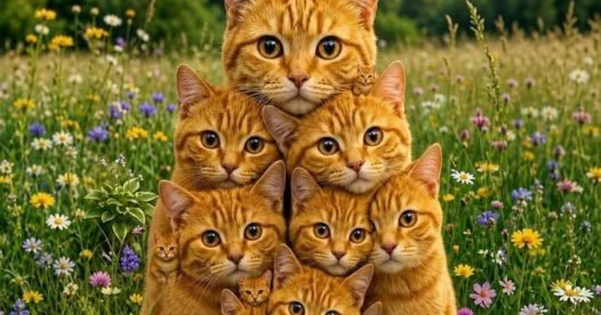 Quantos gatos você consegue encontrar? A ilusão de ótica viral que está deixando a internet maluca
