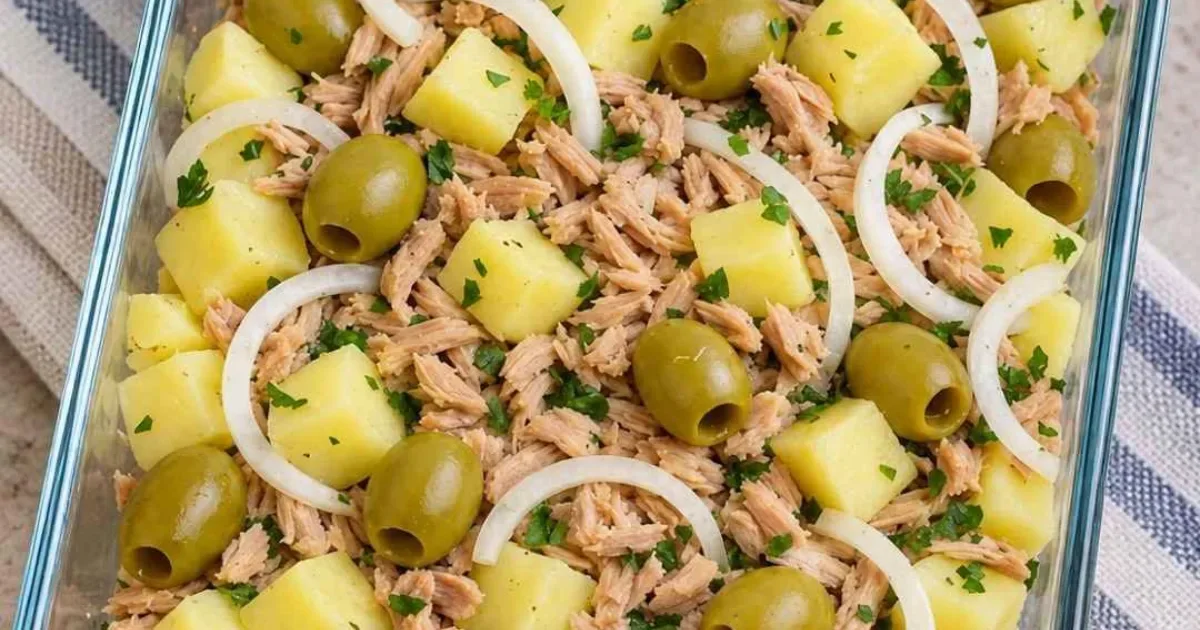 Salada de Batatas com Atum e Ovos: uma receita fácil, cremosa e cheia de sabor