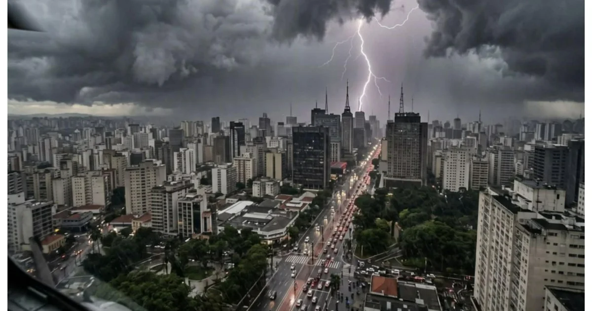 São Paulo entra em alerta para temporais