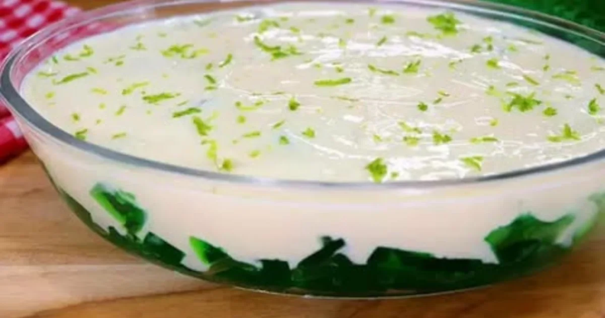 Sobremesa refrescante de limão: cremosa, geladinha e muito fácil de preparar