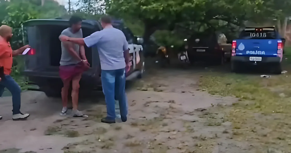 Sobrinho é preso após atingir a cabeça do próprio tio