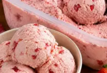 Sorvete Cremoso de Morango: Receita Caseira Fácil, Refrescante e Irresistível