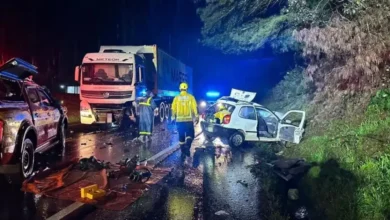 Tragédia na rodovia: Acidente grave deixa criança de 6 anos e dois adultos mortos na BR-470