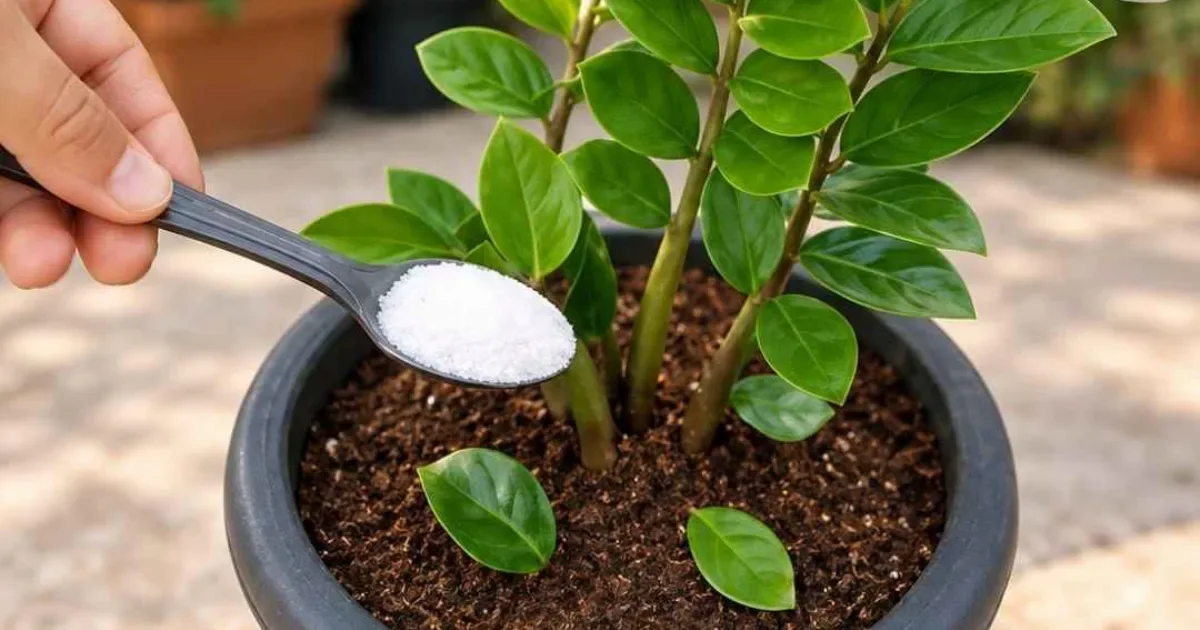 Uma colher desse ingrediente pode ajudar suas plantas a crescerem mais bonitas e saudáveis