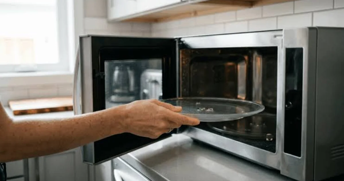Você sabe para que serve o anel do prato giratório do micro-ondas?