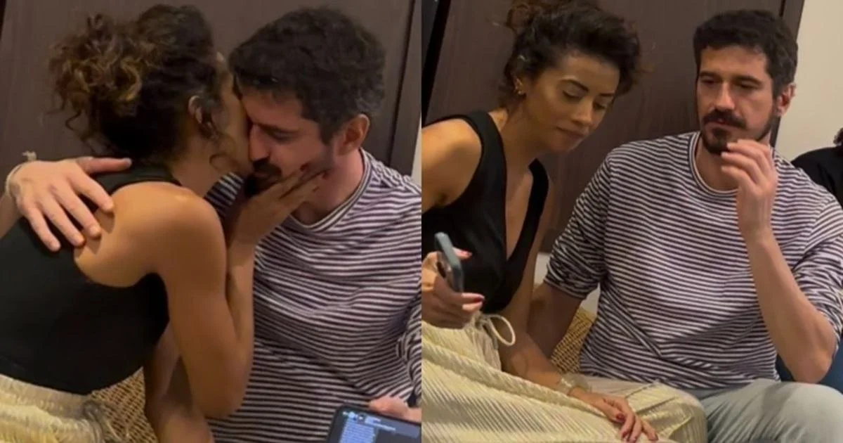 Após fim do casamento, Aline Midlej é vista em clima de romance com colega da Globo