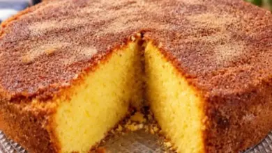 Bolo fresquinho da manhã feito em apenas quatro minutos