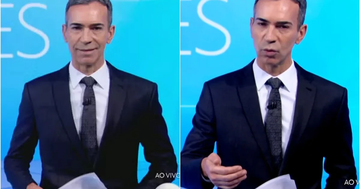 César Tralli entra ao vivo no Jornal Nacional e anuncia decisão que surpreende o público