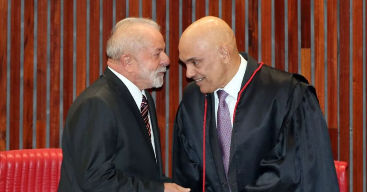 Conversa sigilosa entre Lula e Alexandre de Moraes vem à tona e agita os bastidores de Brasília