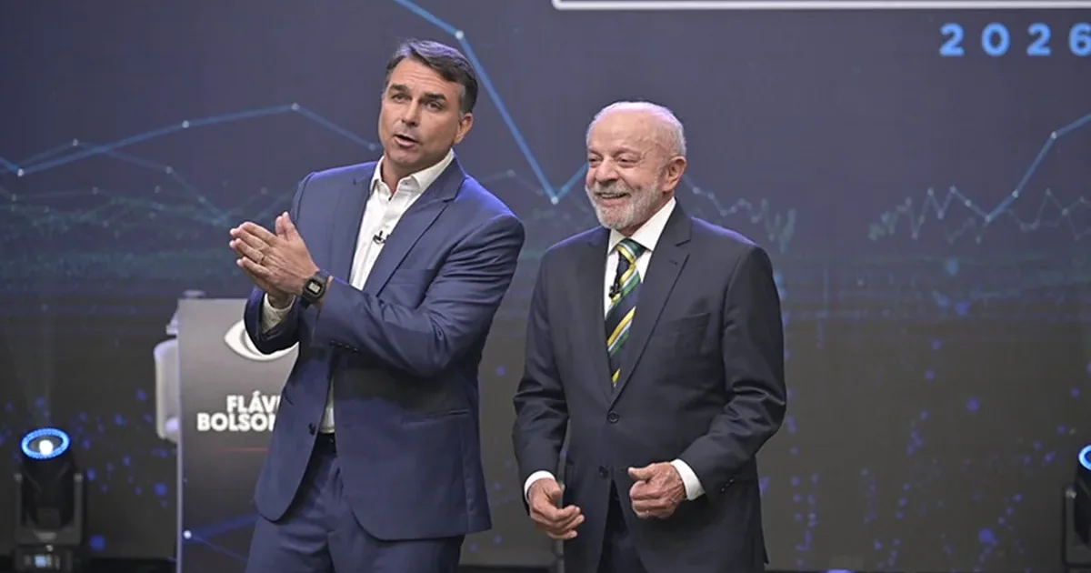 Debate entre Lula e Flávio vira bate-boca e deixa propostas de lado