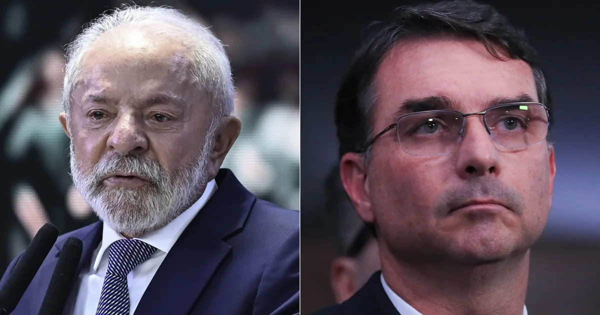 Divergência em pesquisas internas coloca Lula e Flávio diante de cenários distintos
