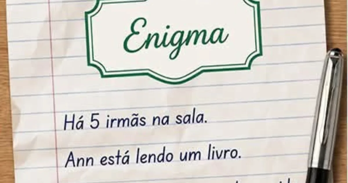 Enigma das cinco irmãs desafia a lógica: você consegue descobrir o que a quinta está fazendo?