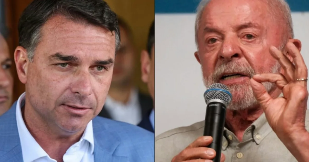 Enquete online registra disputa entre Flávio Bolsonaro e Lula