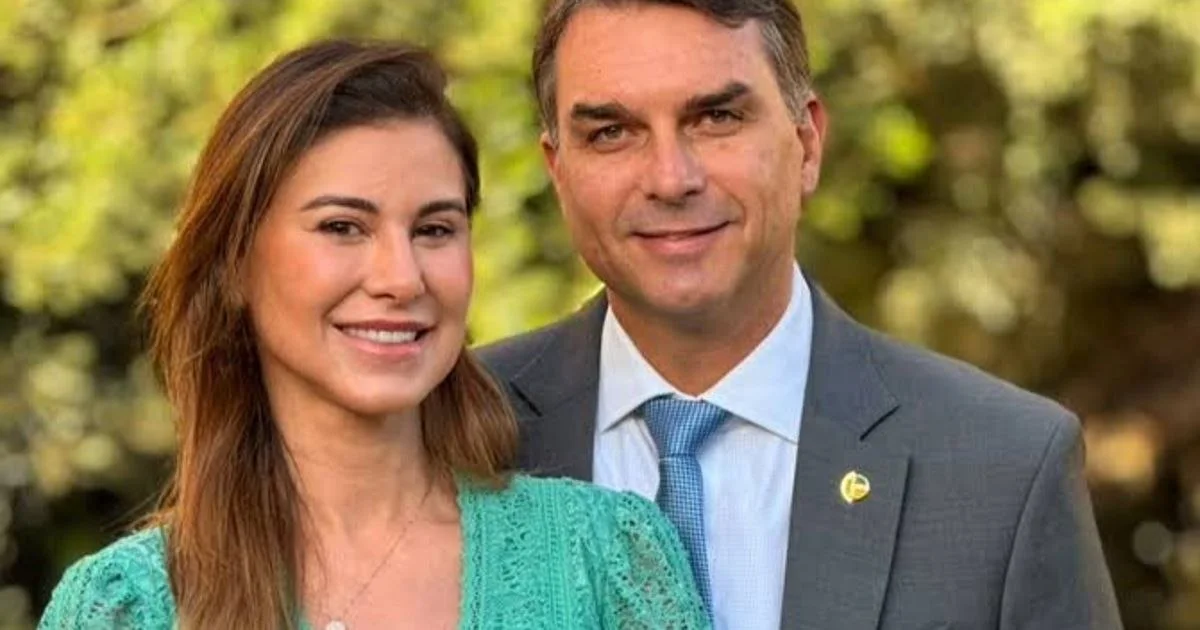 Esposa faz revelação sobre Flávio Bolsonaro e agita a web