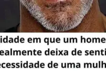 Existe uma idade em que o homem deixa de sentir necessidade de ter uma mulher ao seu lado?