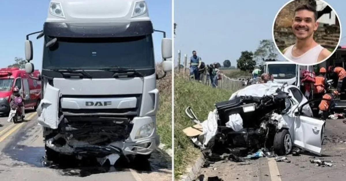 Fisioterapeuta e dançarino morre aos 33 anos após acidente entre carro e caminhão no ES