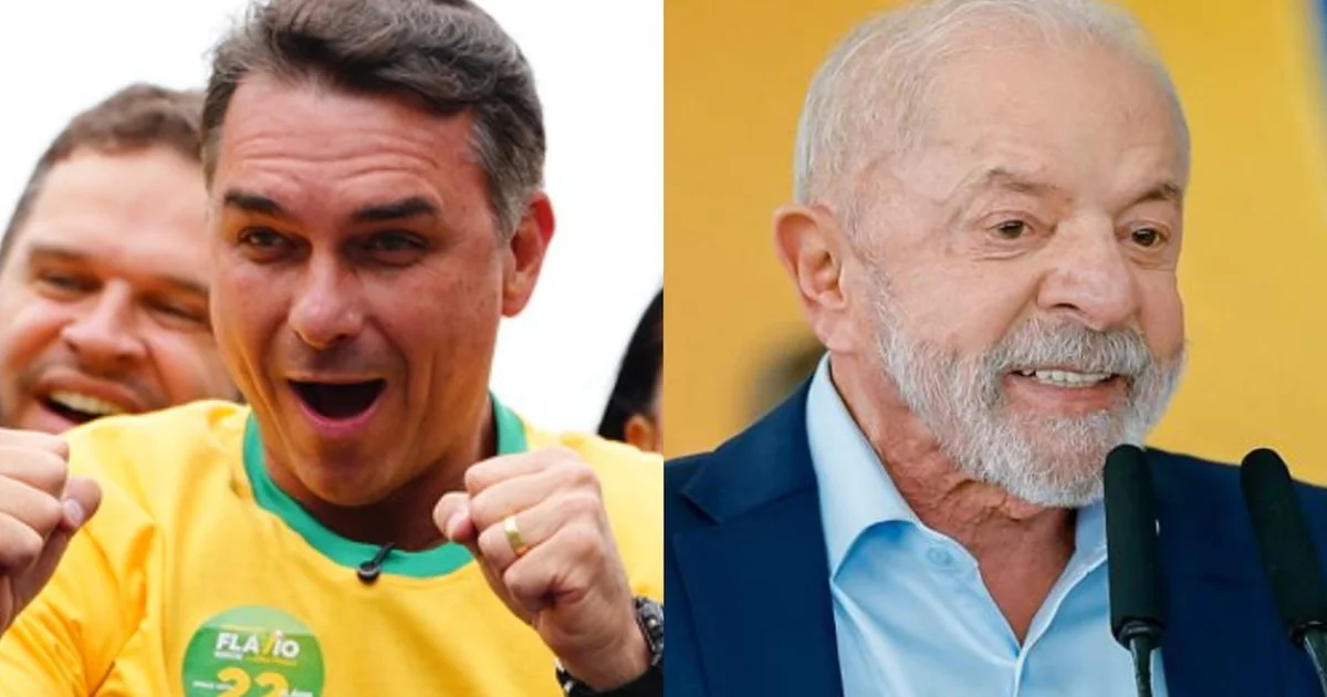 Flávio Bolsonaro aparece à frente de Lula na apuração; veja os números