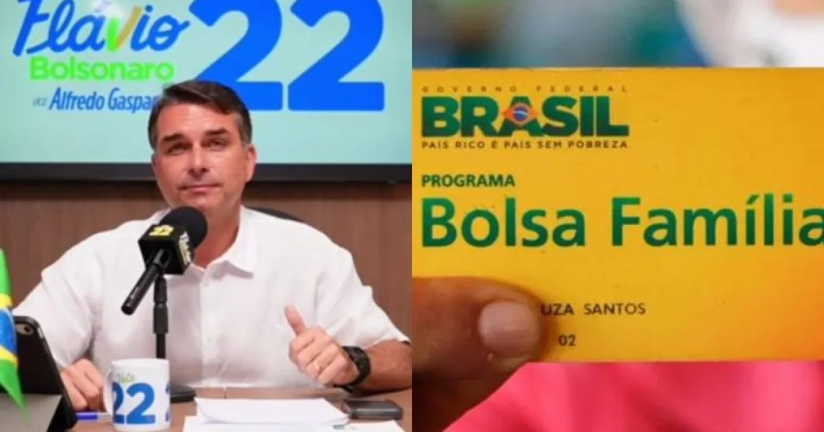 Flávio Bolsonaro define futuro do Bolsa Família se vencer a eleição