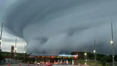 Inmet emite alerta vermelho de tempestade para o Sul do Brasil