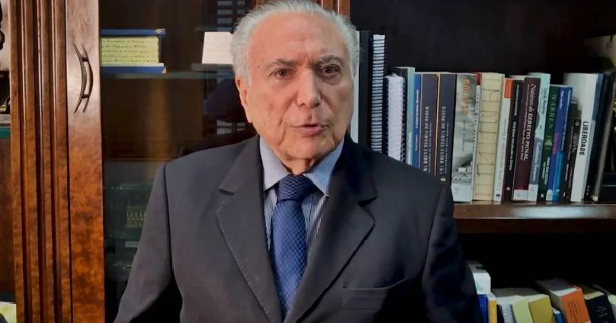 Michel Temer declara apoio a Flávio Bolsonaro no 2º turno