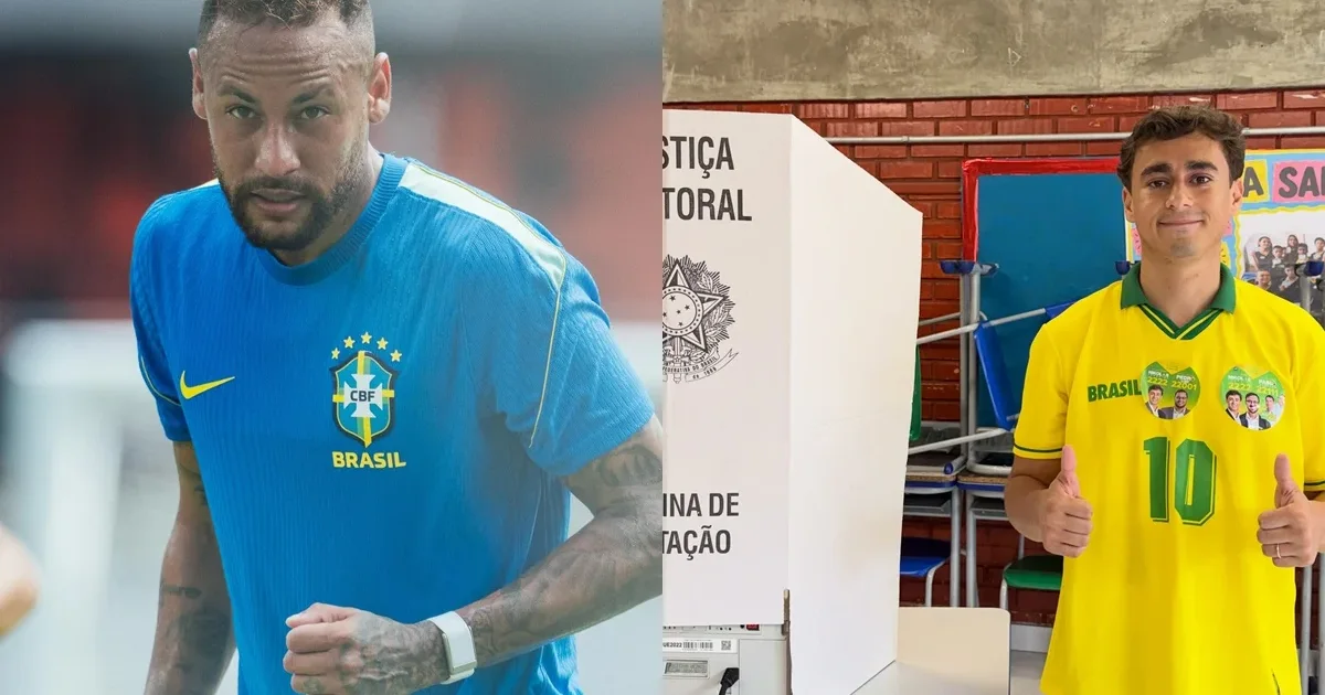 Neymar chama atenção nas redes sociais após publicação durante as eleições