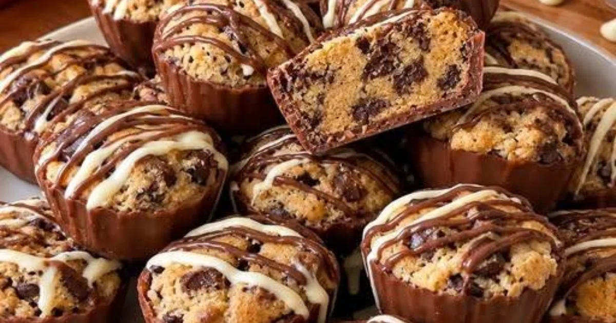 Pipoquinhas de cookie pequenas, crocantes por fora e irresistíveis por dentro