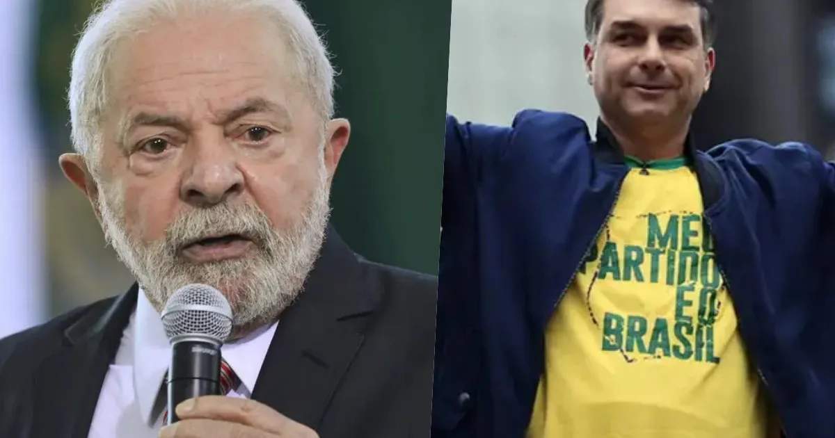 Título: Lula parte para o confronto com Flávio e faz apelo: Defendam o Brasil da família Bolsonaro