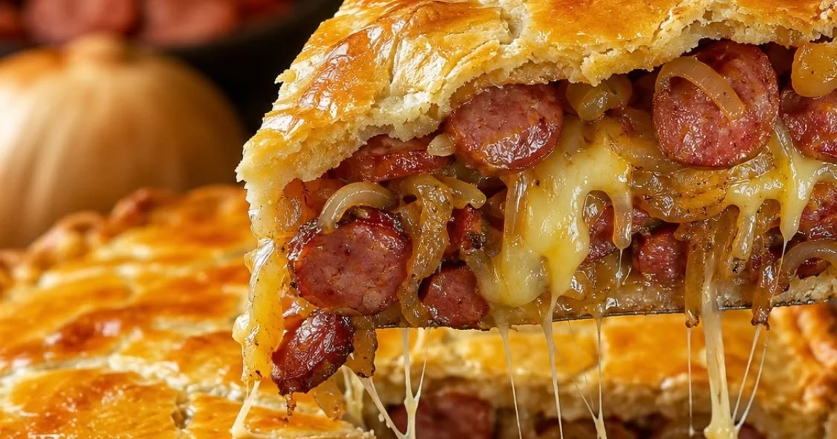 Torta salgada de calabresa e cebola: receita fofinha, recheada e cheia de sabor