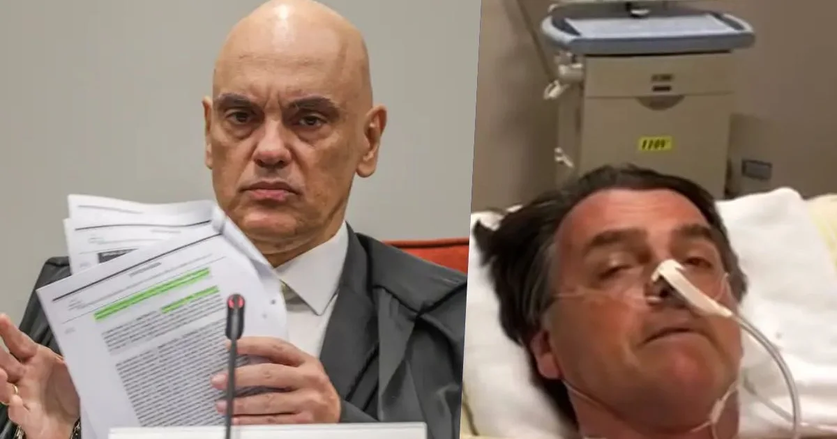 Urgente: Moraes manda intimar Jair Bolsonaro diretamente em mansão